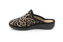 Ciabatta in Tessuto Animalier