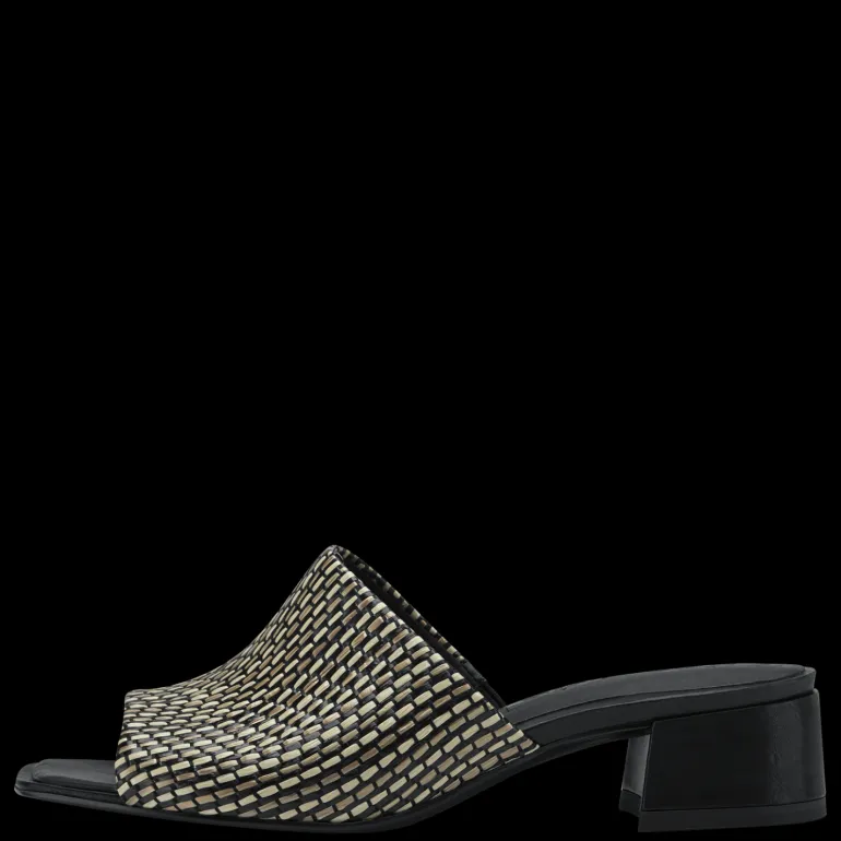 Ciabatta Intrecciata Conn Tacco Basso e Largo