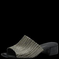 Ciabatta Intrecciata Conn Tacco Basso e Largo