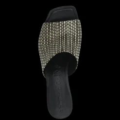 Ciabatta Intrecciata Conn Tacco Basso e Largo