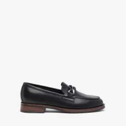 Mocassino in pelle con accessorio