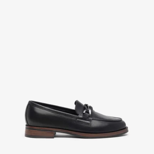 Mocassino in pelle con accessorio
