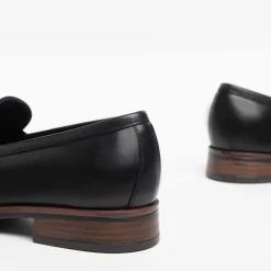 Mocassino in pelle con accessorio