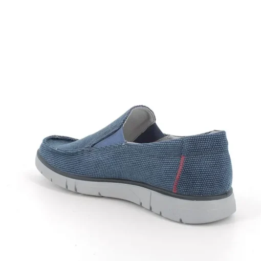 Mocassino Uomo con Elastici Laterali in Cordura Jeans