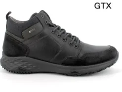 Polacchino in Goretex con lacci in Nappa Nero