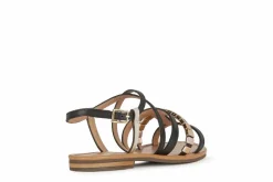 Sandalo basso donna con cinturini