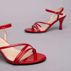 Sandalo donna con cinturini incrociati