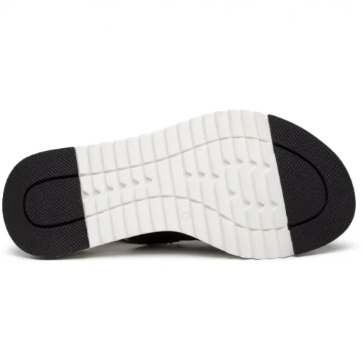 Sandalo donna con incrocio in nappa