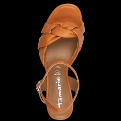 Sandalo donna con tomaia a treccia larga