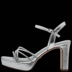 Sandalo elegante con tacco largo e plateau