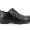 Scarpa Comoda con Lacci Nero Fodera in Goretex