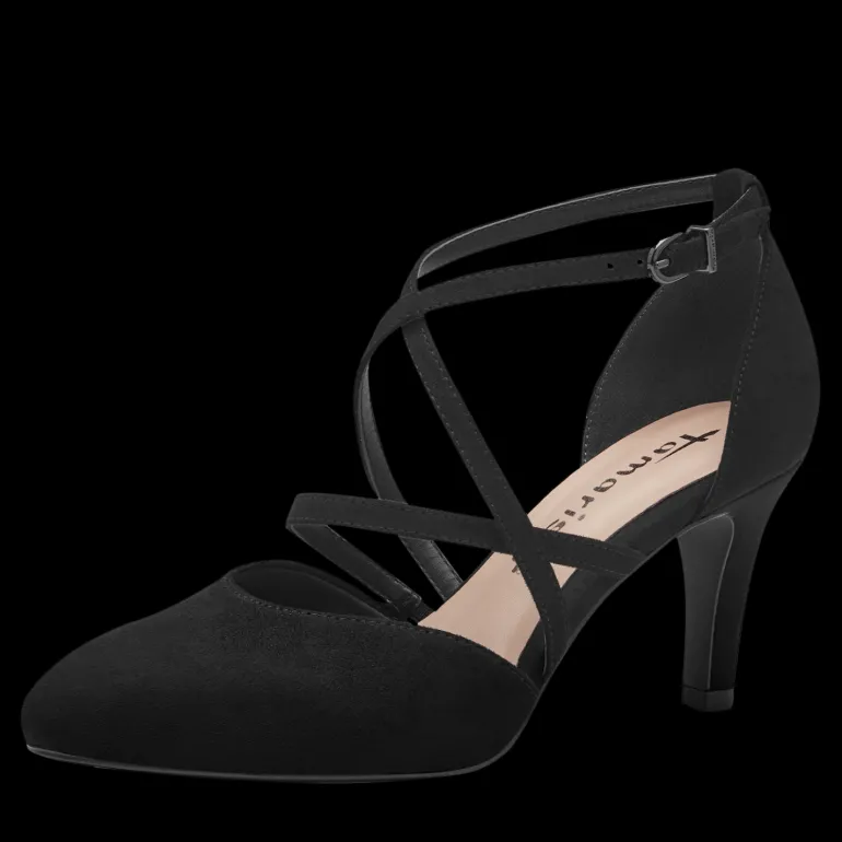 Scarpa Con Cinturini Incrociati e Tacco a Stiletto