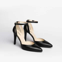 Scarpa da Donna in Pelle Con Cinturino e Tacco a Stiletto