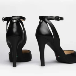 Scarpa da Donna in Pelle Con Cinturino e Tacco a Stiletto