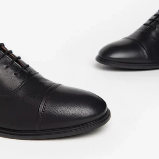 Scarpa da Uomo in Pelle con Lacci  Ed Elastico Laterale