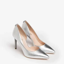 Scarpa Donna in Pelle Laminata con Tacco a Stiletto