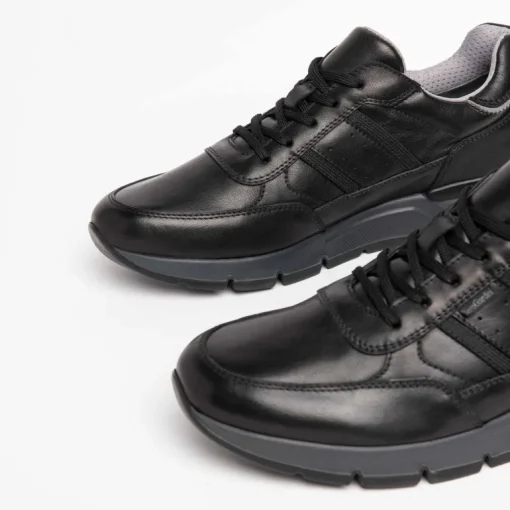 Scarpa Sportiva Uomo In Pelle con Lacci
