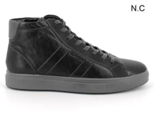 Sneaker Alta Uomo Con Cerniera Laterale