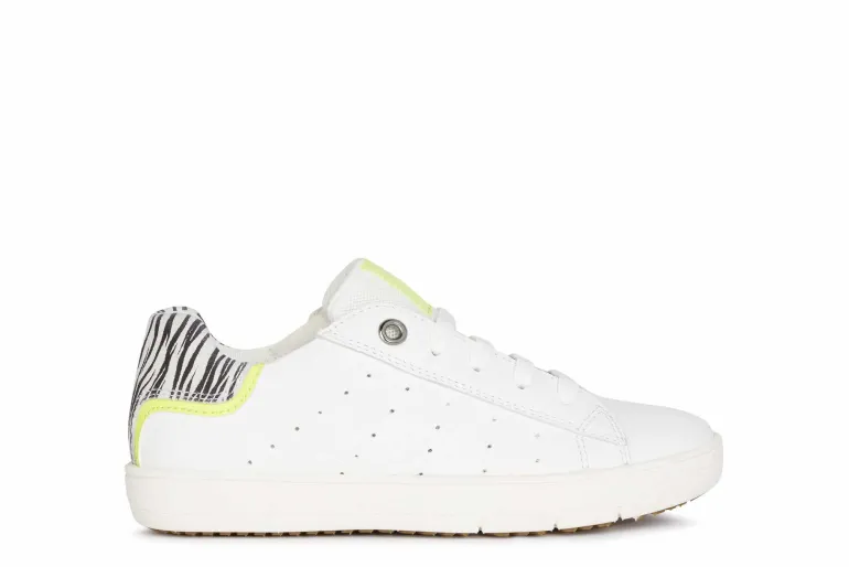 Sneakers bimba e ragazza in pelle e camoscio