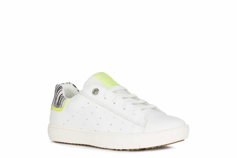 Sneakers bimba e ragazza in pelle e camoscio