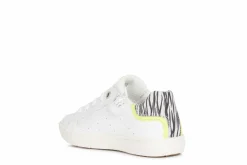 Sneakers bimba e ragazza in pelle e camoscio