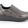 Sneakers con Cerniera Laterale ed Elastico