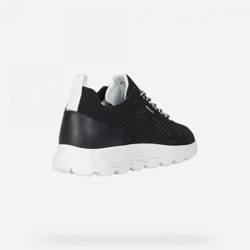 Sneakers donna con lacci in tessuto a maglia Linea Spherica