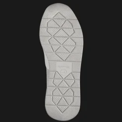 Sneakers donna con lacci e cerniera laterale mix di tessuto e sintetico