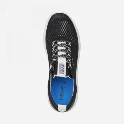 Sneakers donna con lacci in tessuto a maglia Linea Spherica