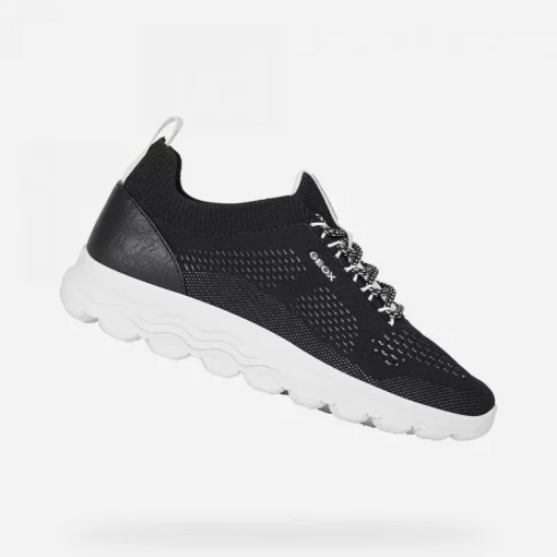 Sneakers donna con lacci in tessuto a maglia Linea Spherica
