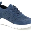 Sneakers donna  traforata con lacci