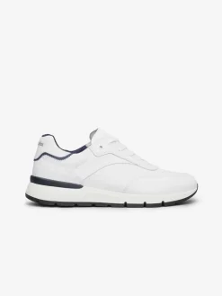 Sneakers Uomo in pelle bianca