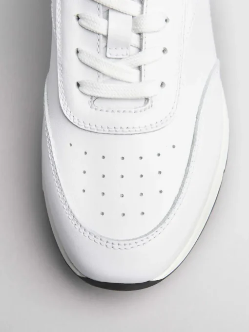 Sneakers Uomo in pelle bianca