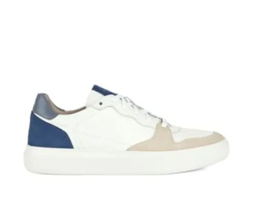 Sneakers Uomo Pelle Con Lacci