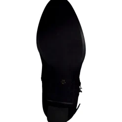 Stivale Con Tacco in Pelle Mocca