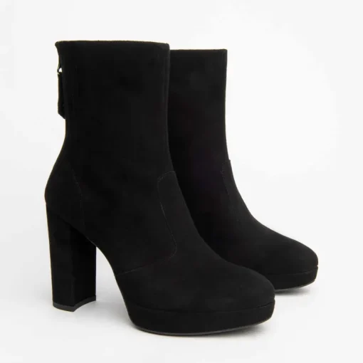 Stivaletto in Camoscio con Plateau