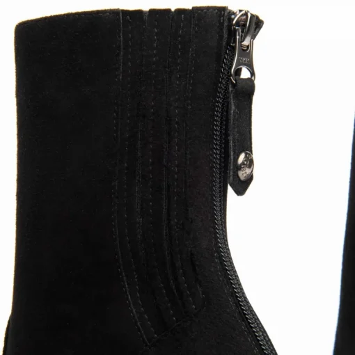 Stivaletto in Camoscio con Plateau