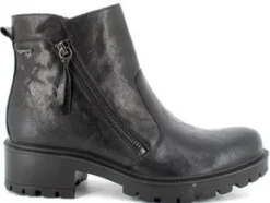 Stivaletto in Pelle Con Cerniera Laterale