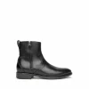 Stivaletto in pelle con cerniera