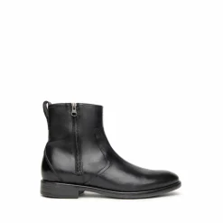 Stivaletto in pelle con cerniera