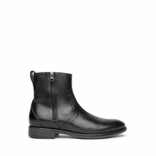Stivaletto in pelle con cerniera