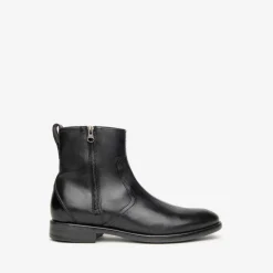 Stivaletto in pelle con cerniera