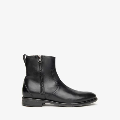 Stivaletto in pelle con cerniera