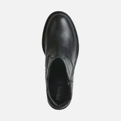 Stivaletto in Pelle e Camoscio Nero