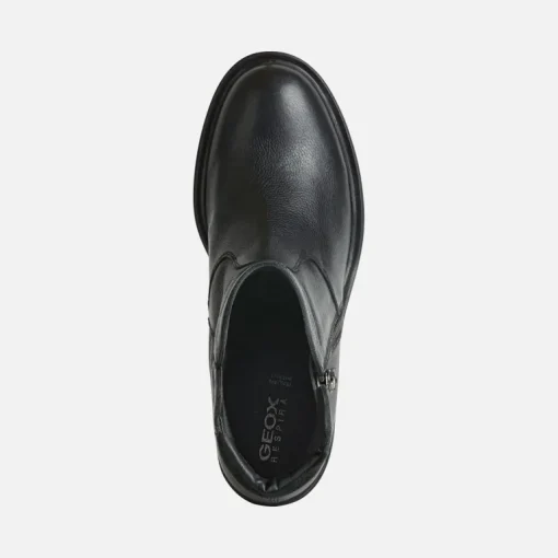 Stivaletto in Pelle e Camoscio Nero