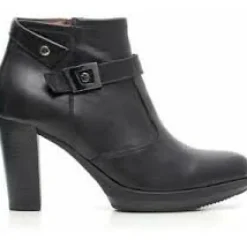 Stivaletto in pelle Nero