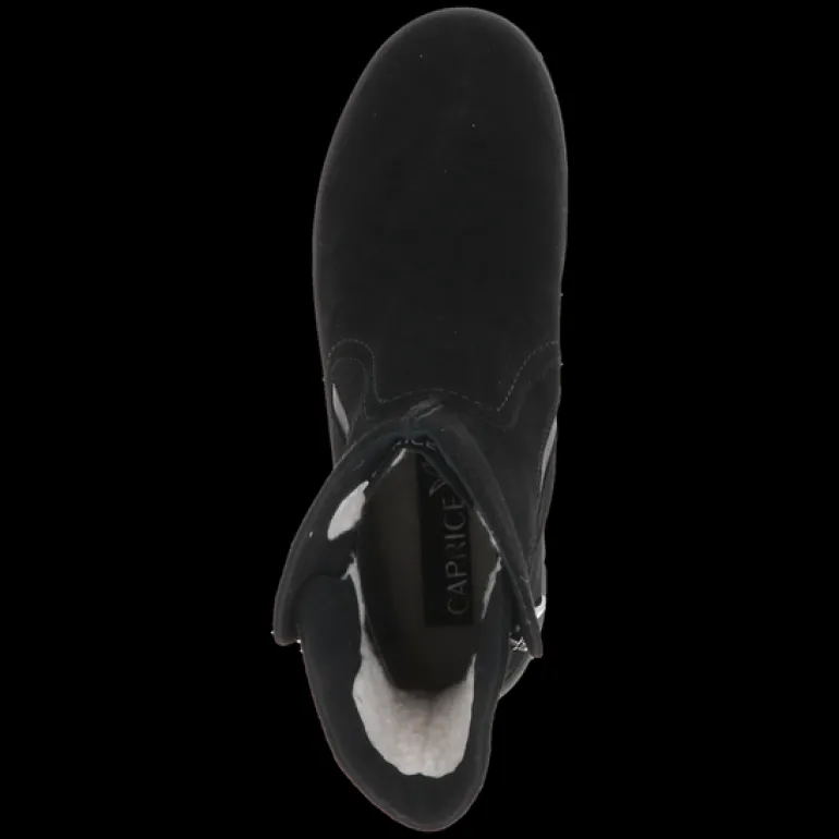 Stivaletto in pelle scamosciata con cerniera laterale