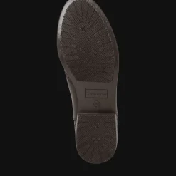 Stivaletto Tipo Batles in Pelle Con Elastico Laterale